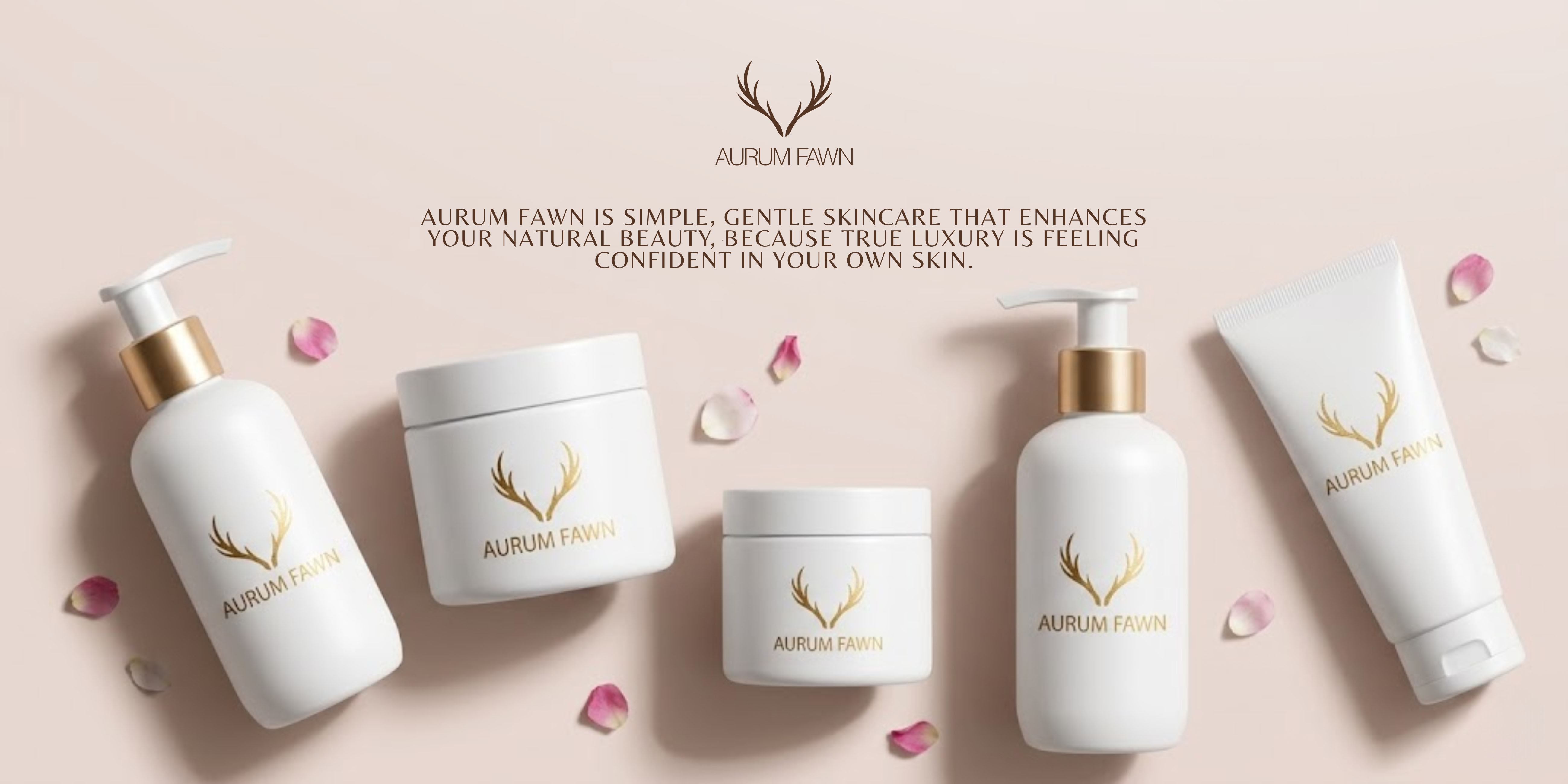 Aurum Fawn Collection Banner - Premium Beauty Products